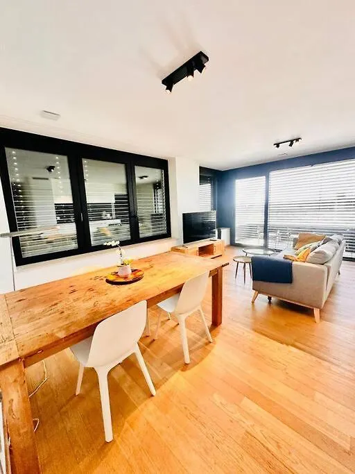 Exclusive One Bedroom W Spa, Gym, Terrace&Parking-23 Lucembursko Apartmán